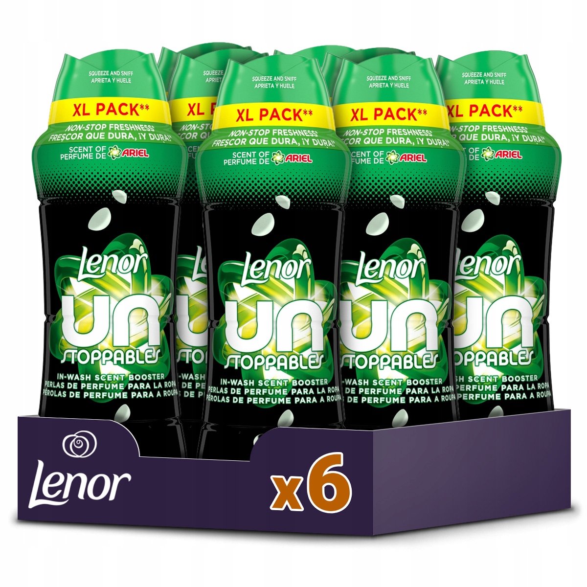 Zestaw Lenor Unstoppables perełki do prania zapach Ariel 6x495g