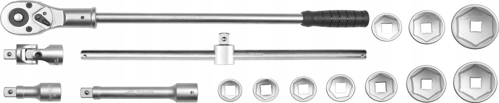 Sada Nástrčných Kľúčov 3/4" 30-60/15KS Nástroje Dielňa YT-1334