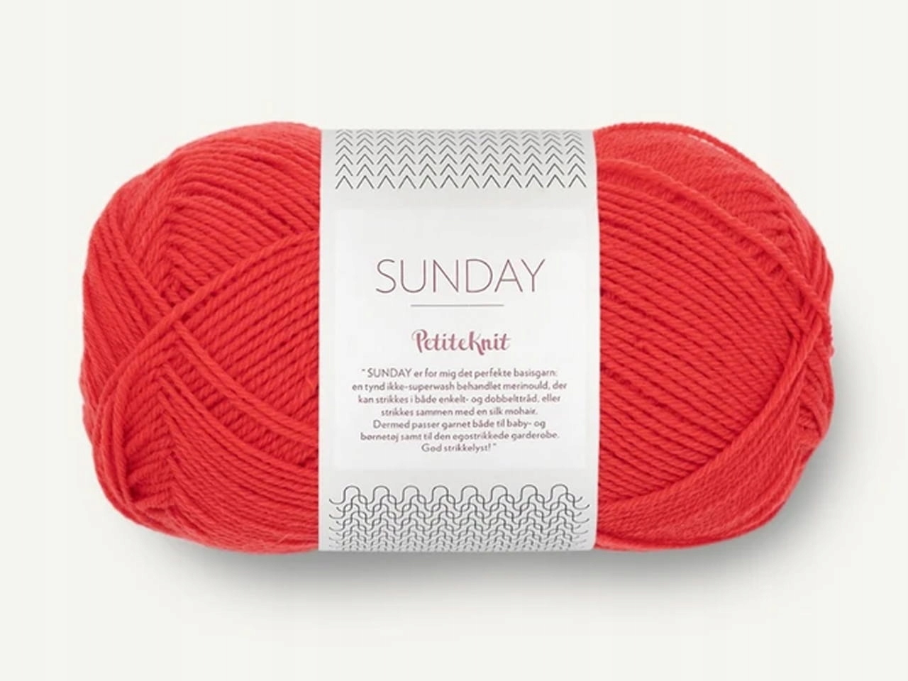 Włóczka Sandnes Garn Sunday by PetiteKnit czerwony mak 4008