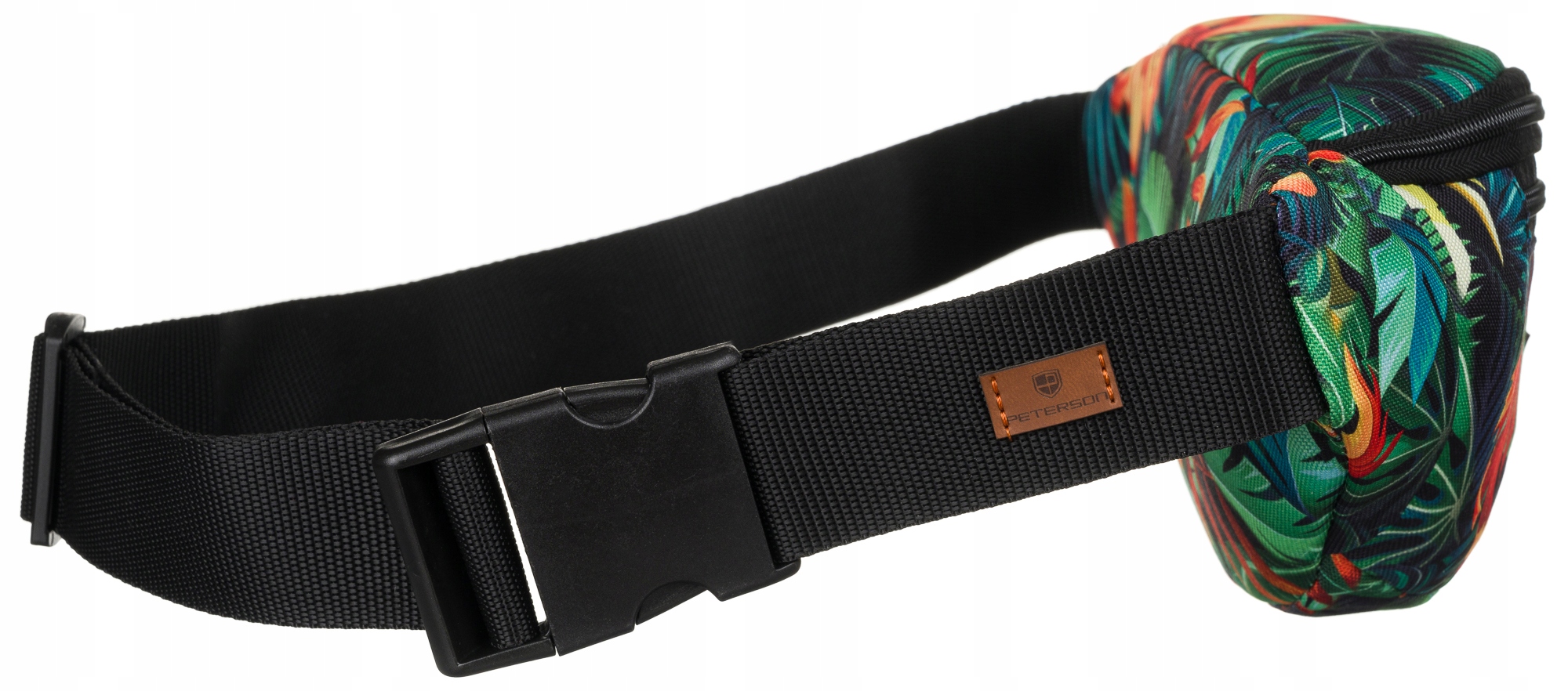 PETERSON pojemna nerka na biodra botaniczny wzór Wzór dominujący roślinny