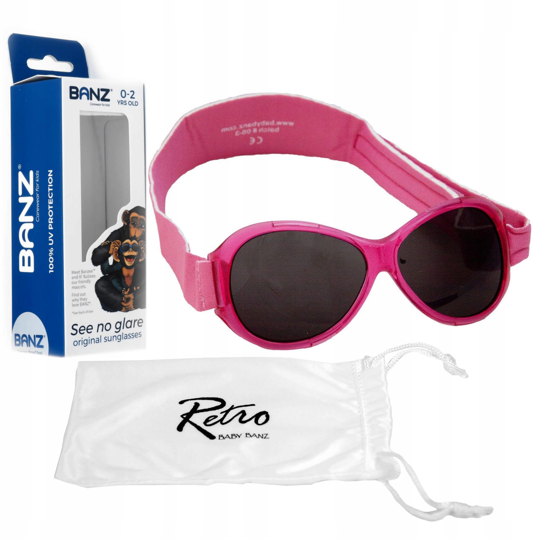 

Okulary przeciwsłoneczne dzieci 0-2lat Retro Banz