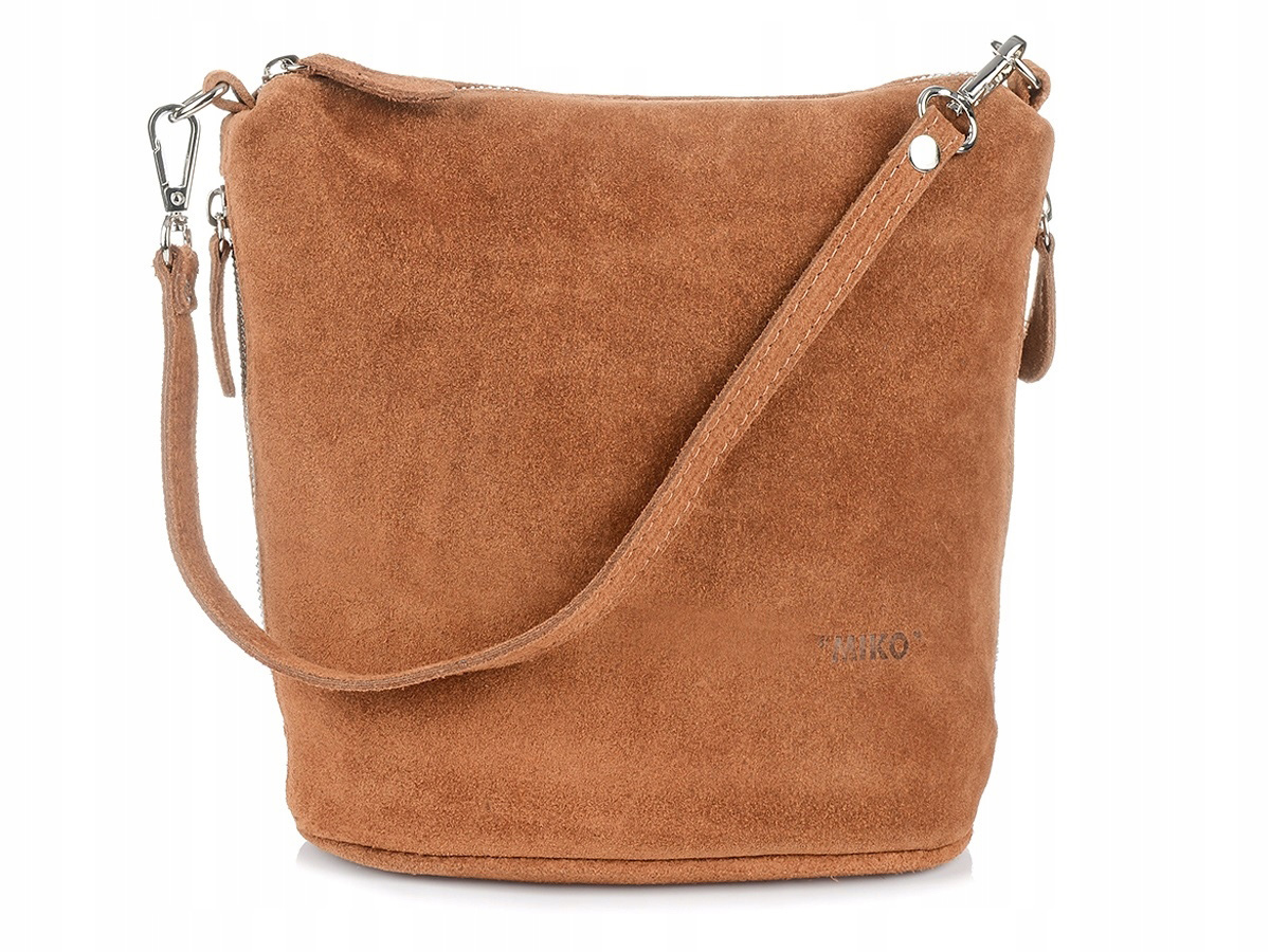 

Torebka Zamszowa damska listonoszka miko Camel