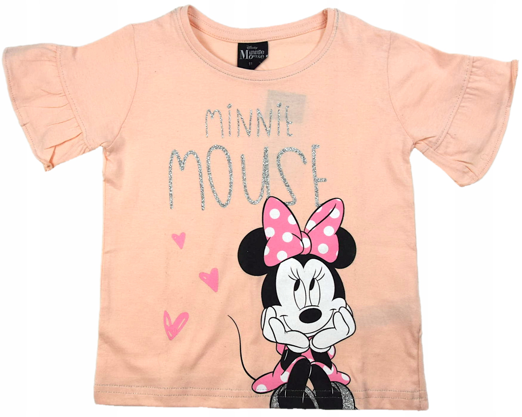 

T-shirt Koszulka Myszka Minnie Falbanki Morela 116