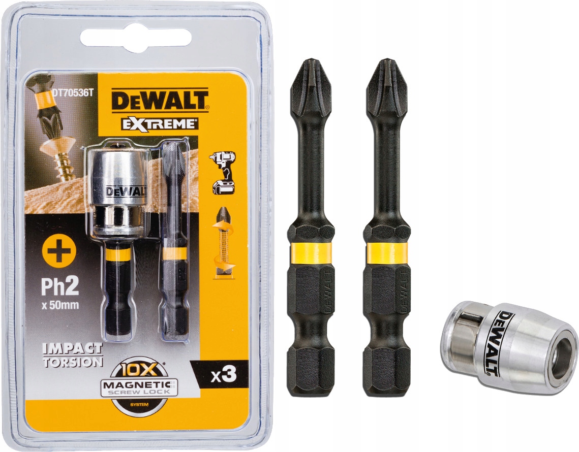 

Dewalt DT70536T udarowe Ph2 uchwyt magnet. 50mm