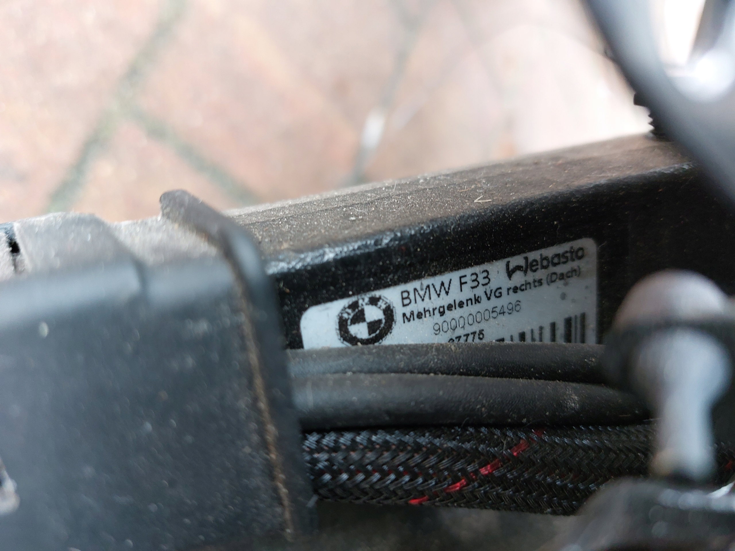 Mécanisme Toit Droite BMW F33 CABRIO 16r