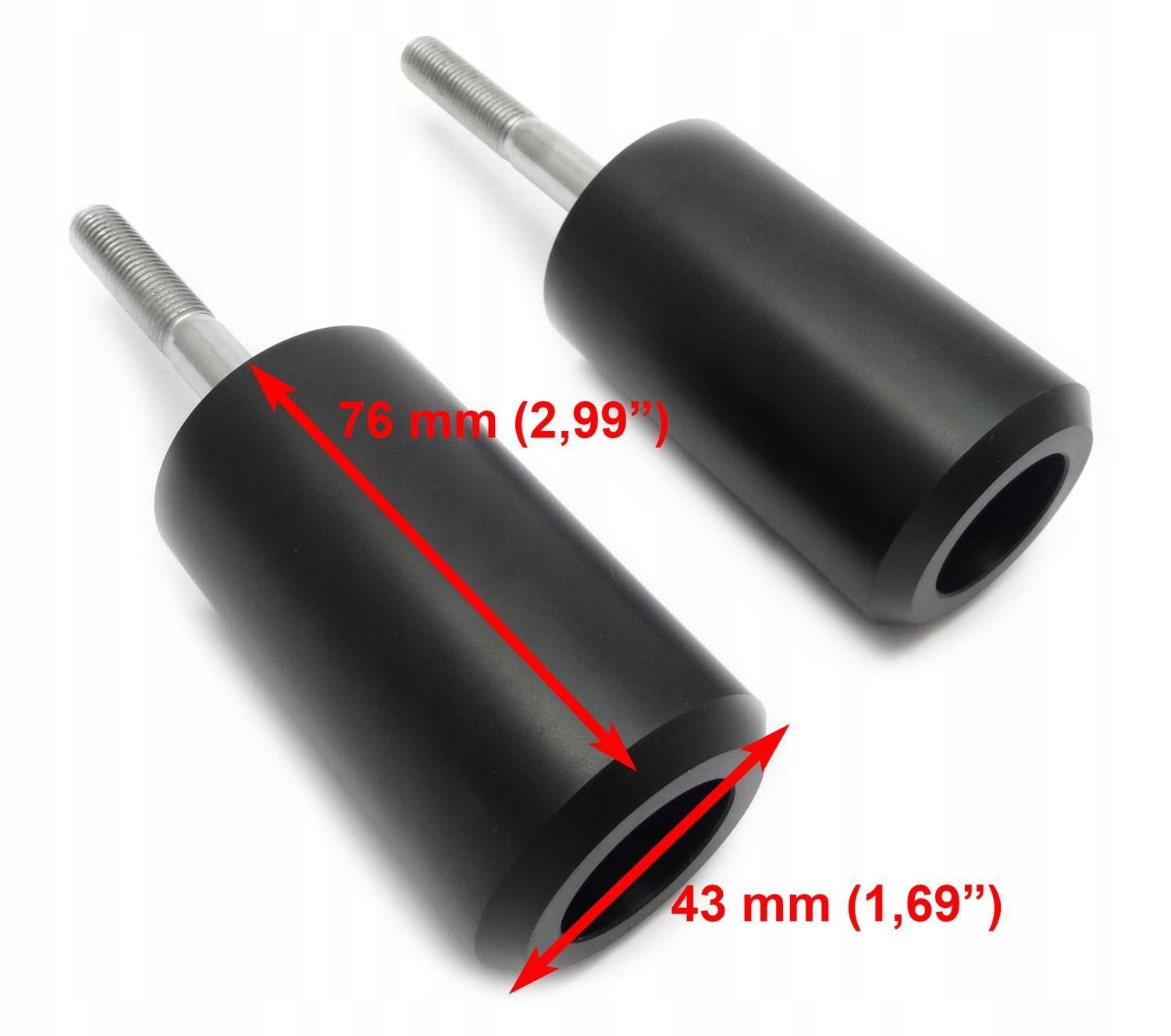 Crash Pady czarne HONDA CBR 600 F2 / F3 91-98 Producent RECO-accessories