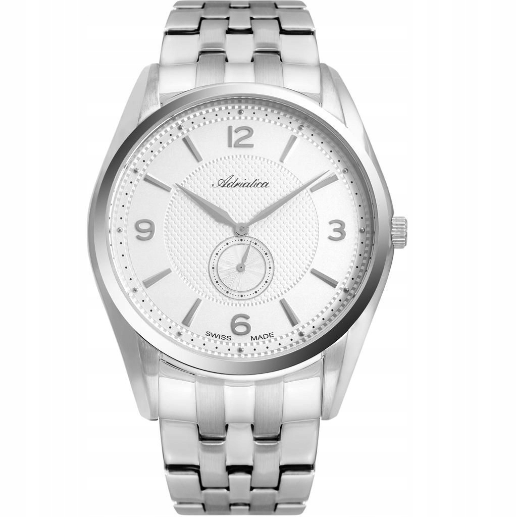 Pánské Hodinky Adriatica na ocelovém náramku A8279.5153Q Swiss Quartz strojek