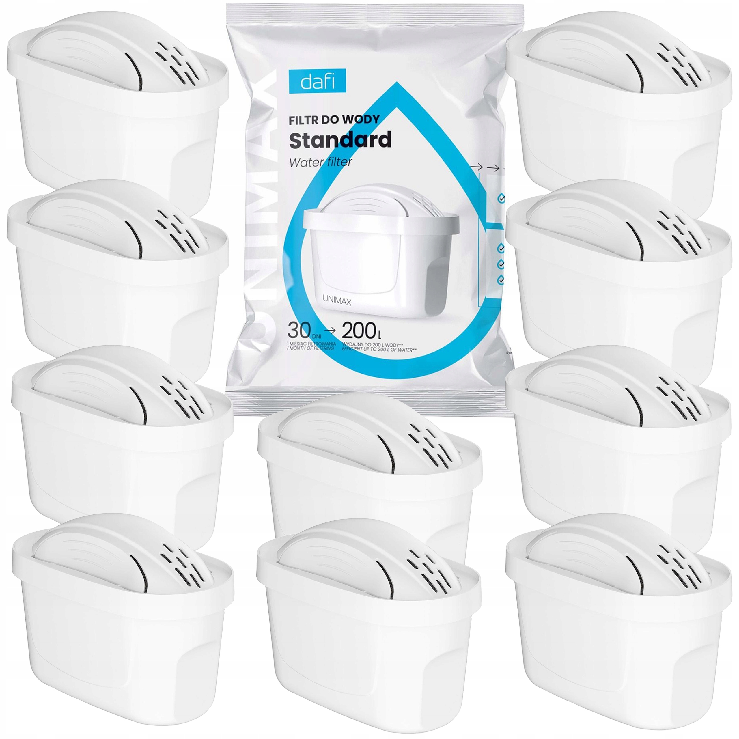 10xVLOŽKA Filtru Dafi Unimax Brita Maxtra Originál