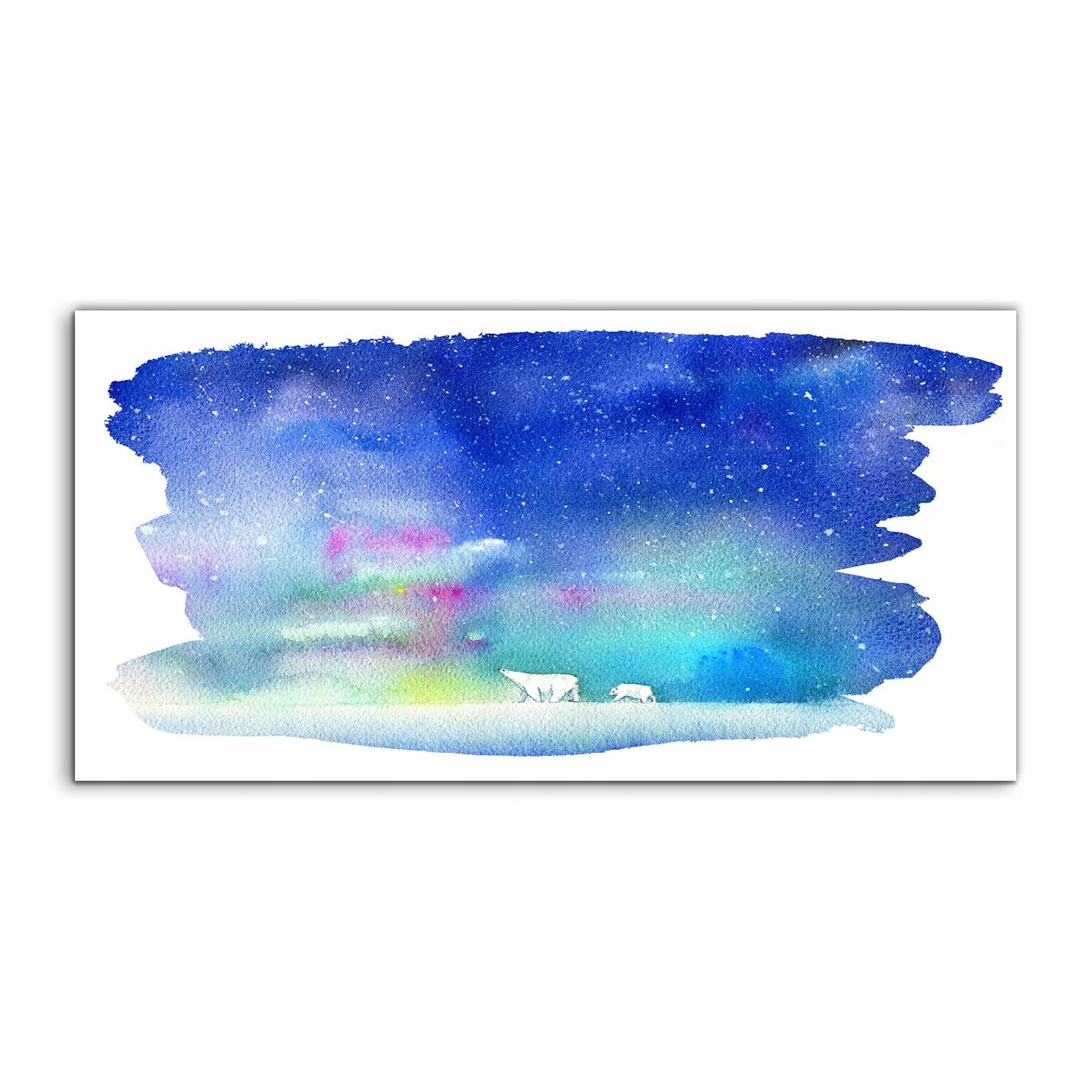 Akrylový obraz 120x60 s potlačou Medveď Umenie