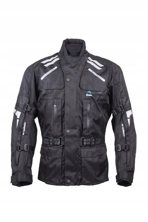 Roleff Textilná Bunda Dlhá Model RO774 (3W1) Čierna Farba Veľkosť 3XL