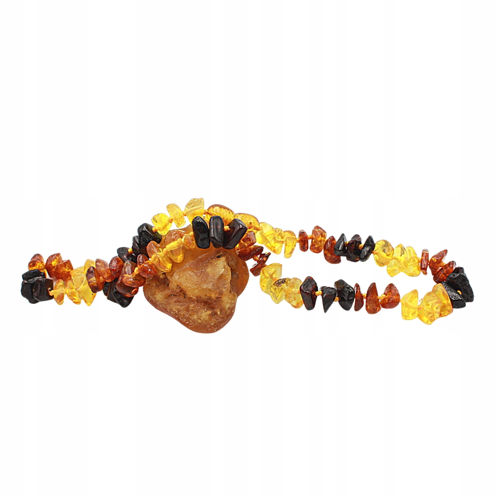 NASZYJNIK dla dzieci Z BURSZTYNEM na ząbkowanie bursztyn Marka Inna marka