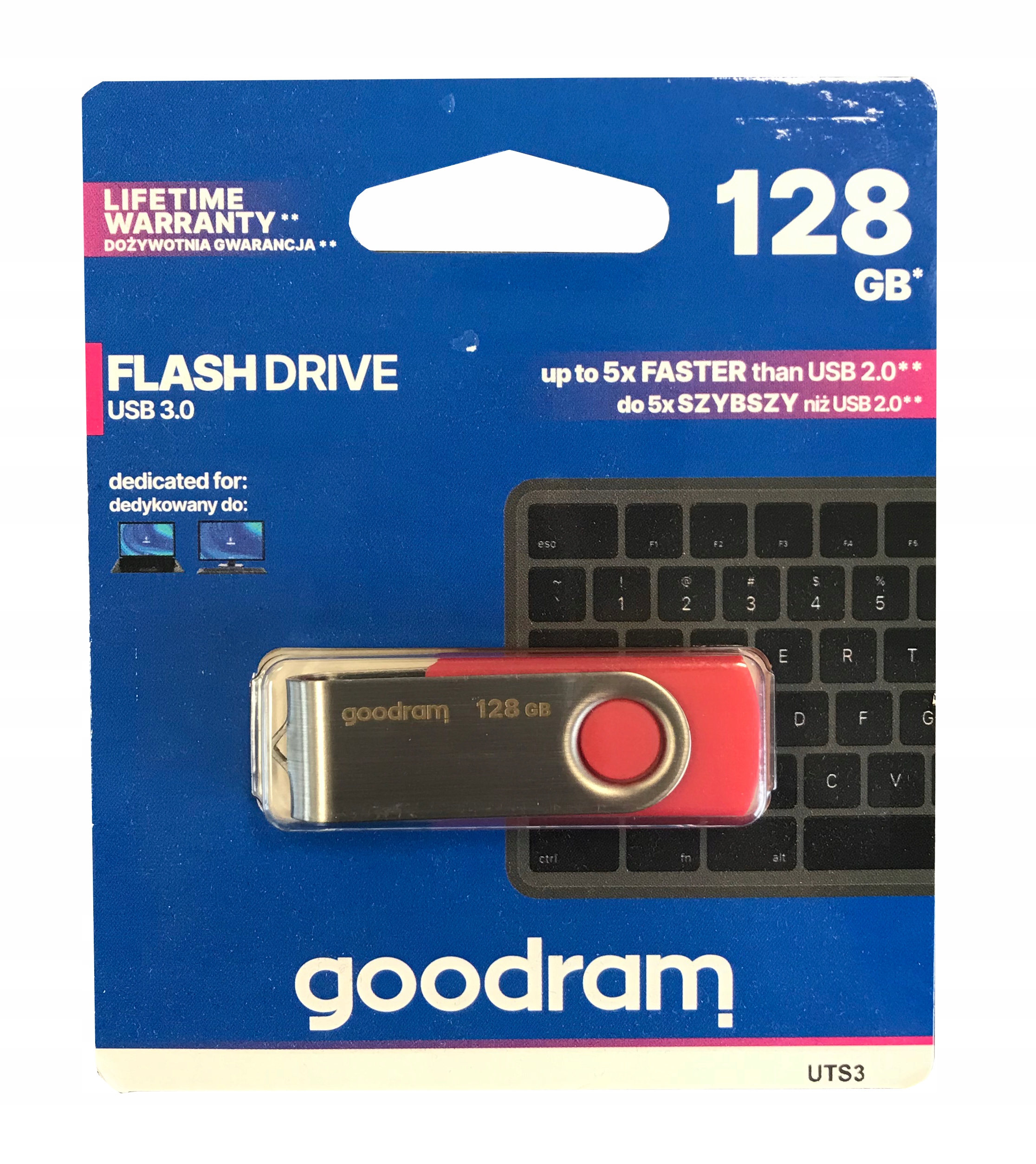 Goodram USB 3.0, 128GB UTS3-1280R0R11