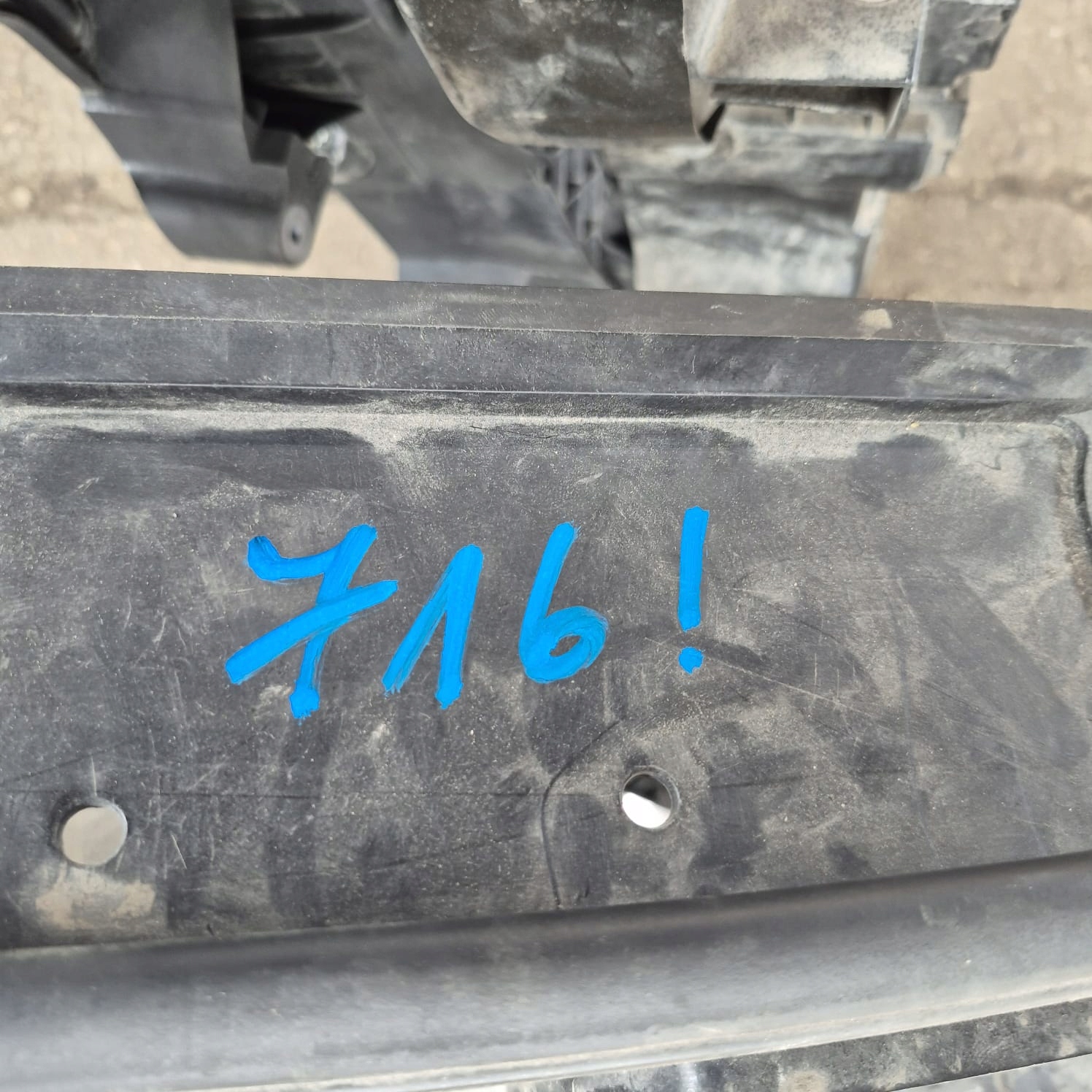 BMW X5 E70 LCI LIFT 10-13 support panel for radiators pillar