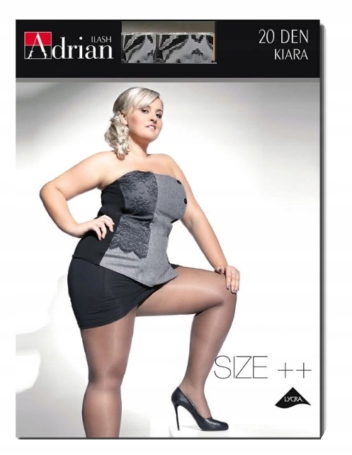 

Adrian Rajstopy Kiara Czarne 20DEN 6 2XL