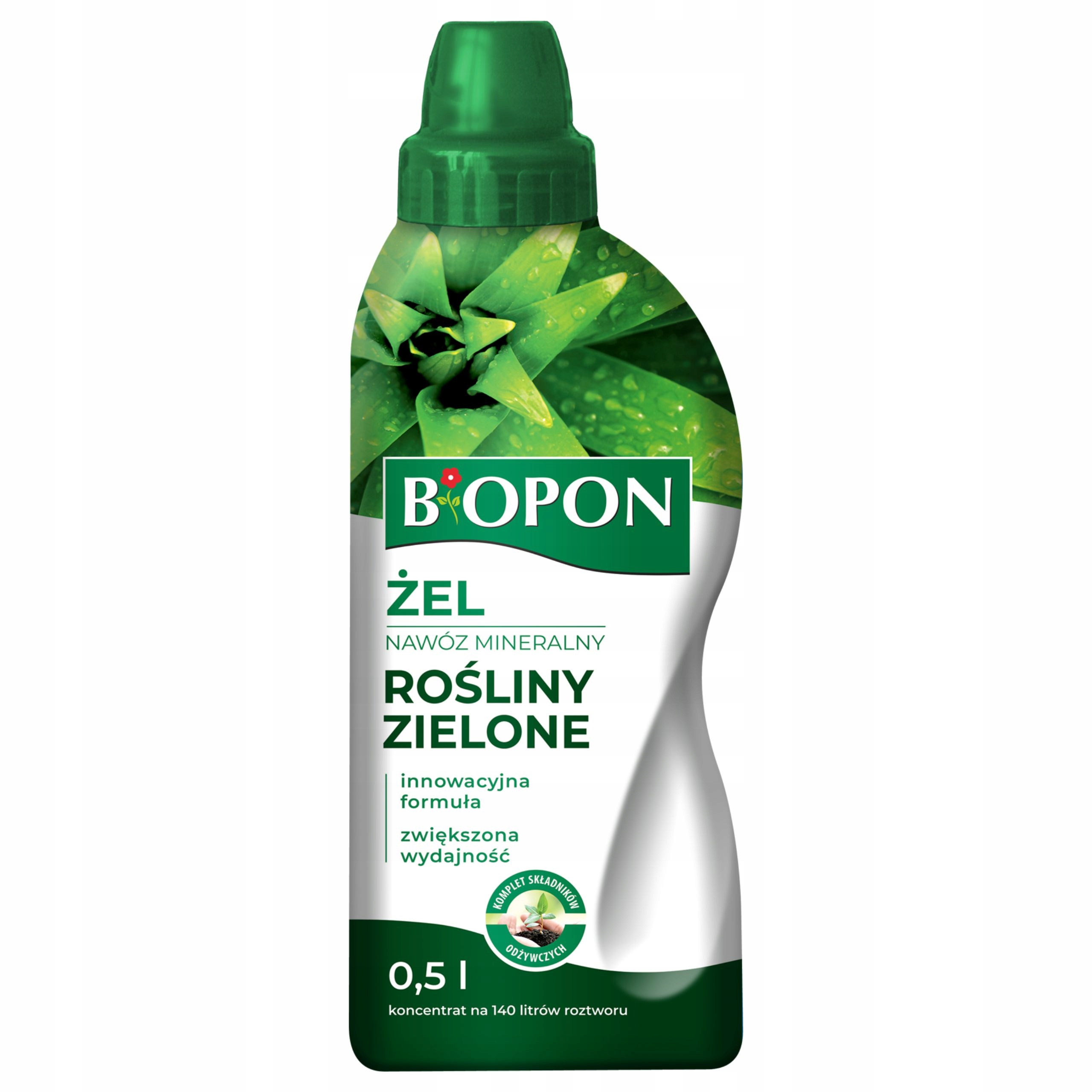

Bopon Nawóz do roślin zielonych żel mineralny 0,5L