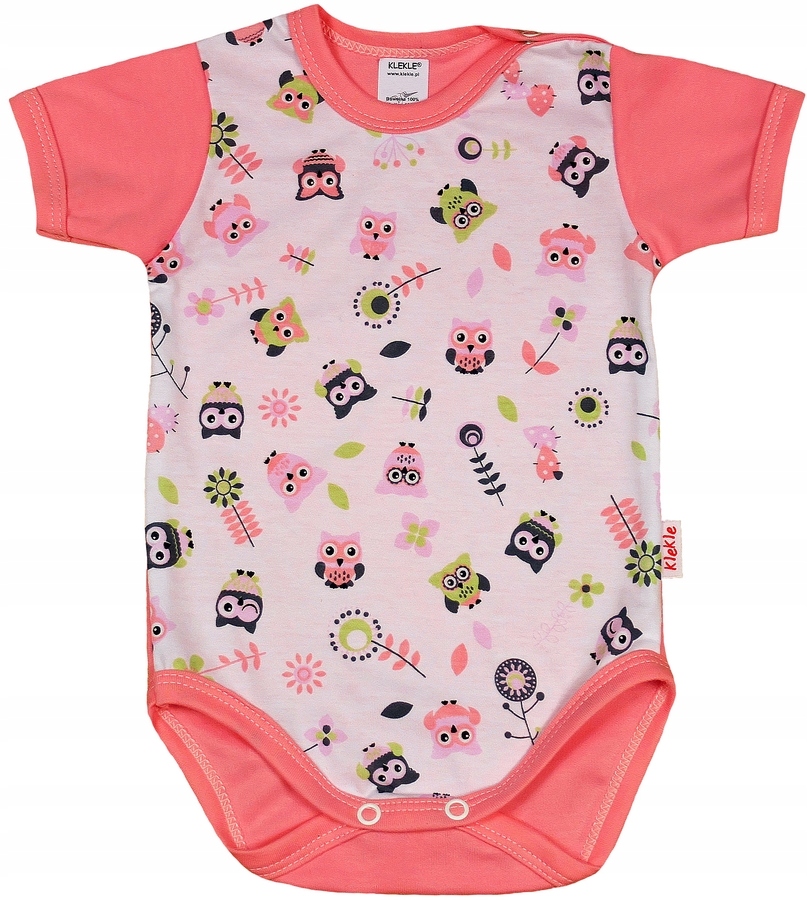 

Body Krótki rękaw 100% Bawełna r 74 Klekle