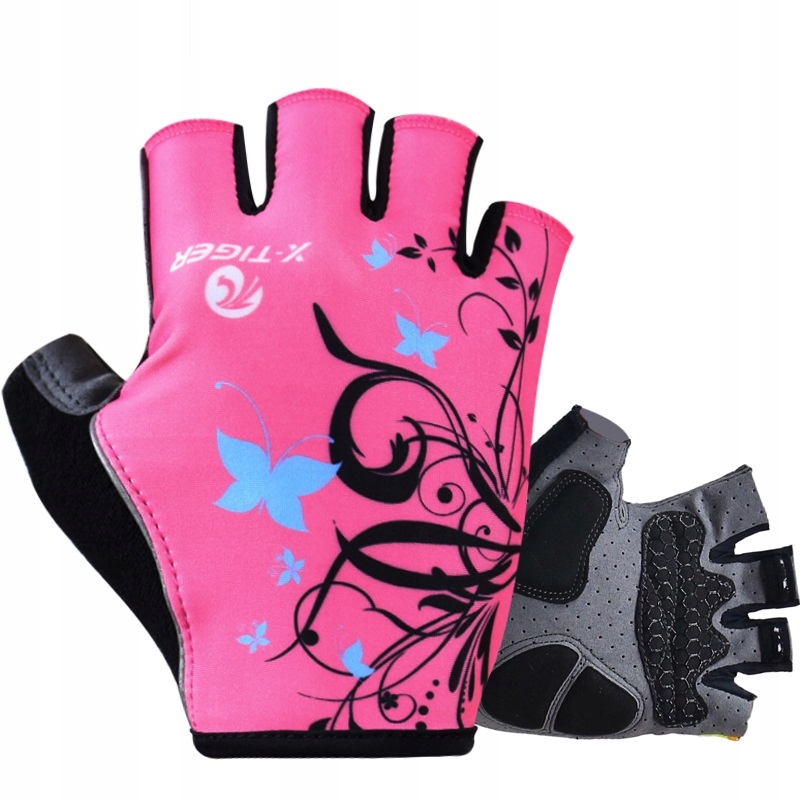 Rękawiczki Rowerowe Bez Palców Lekkie Profesjonalne Ochrona Dłoni Mocne L