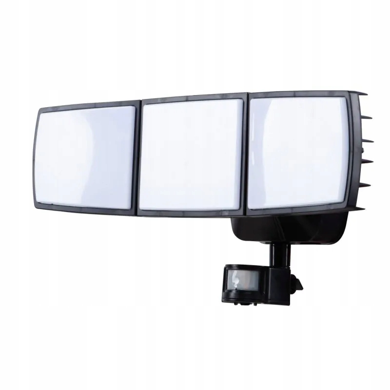 Led reflektor s pohybovým senzorem rozbitý na 3 zóny 30 W IP65 Volteno