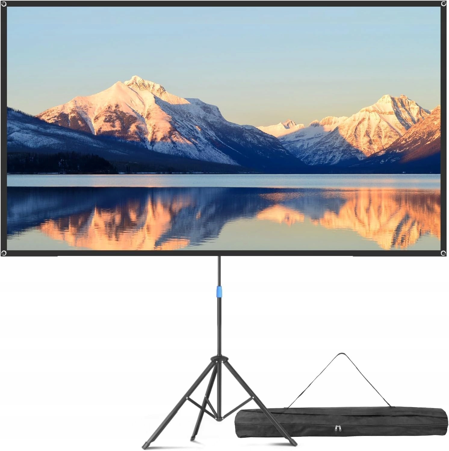 Visulapex Projekční plátno se stativem 80“ 4K Hd 16:9