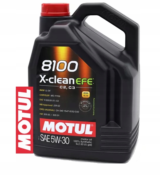 Motul 8100 X-clean Efe Olej Silnikowy 5W30 5L