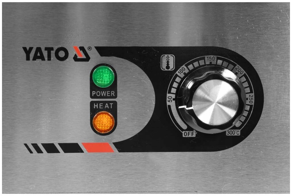 PŁYTA GRILLOWA GŁADKA RYFLOWANA 55CM YATO YG-04586 Model YG-04586