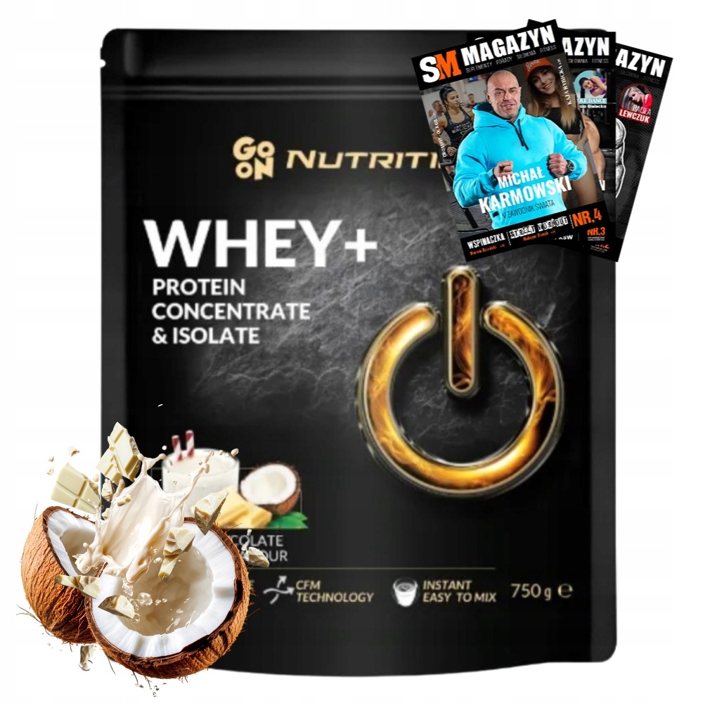 Go On Nutrition Whey 750g Wpc Protein Wpi Syrovátka Svalová Hmota Síla