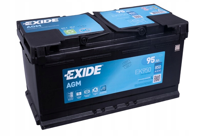 AGM95SS - Акумулятор Exide AGM 95AH 850A