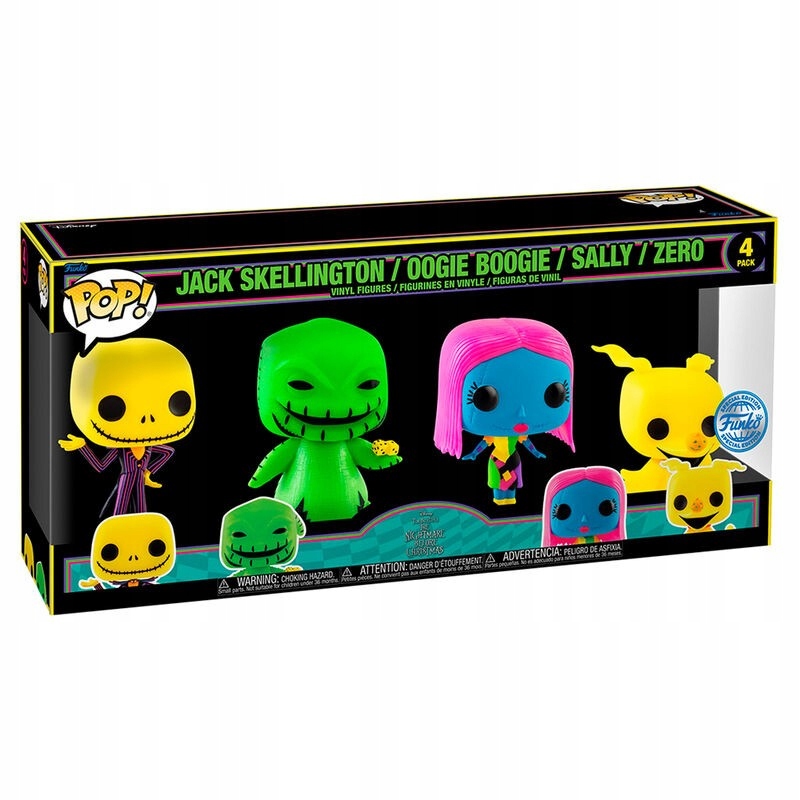 Funko Pop! Balíček 4 figurek Disney Nightmare Before Christmas Exkluzivní