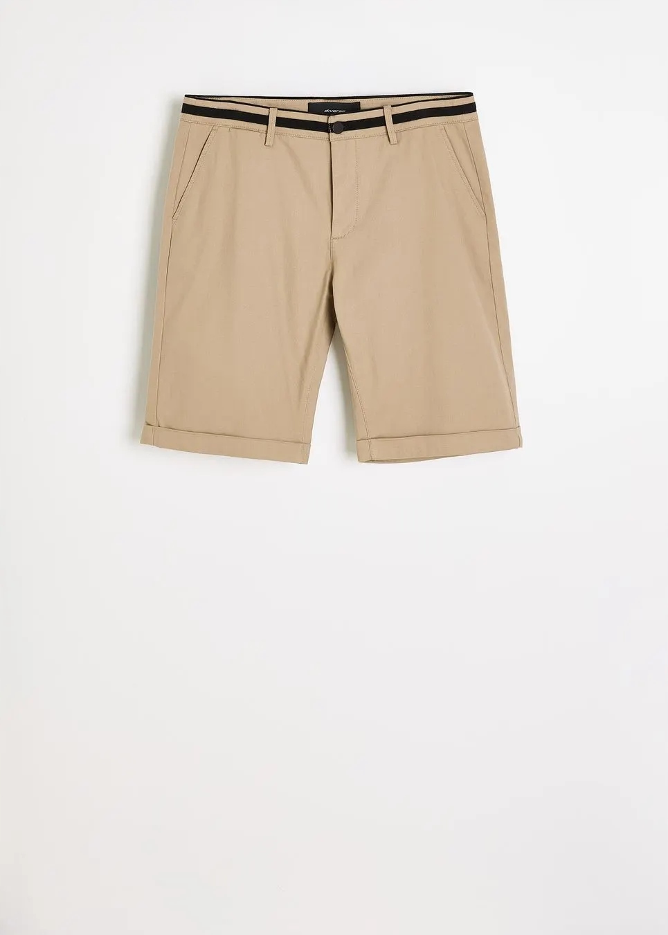 Spodenki męskie bawełniane Diverse Premso Sh 262 Beż Melanż 34