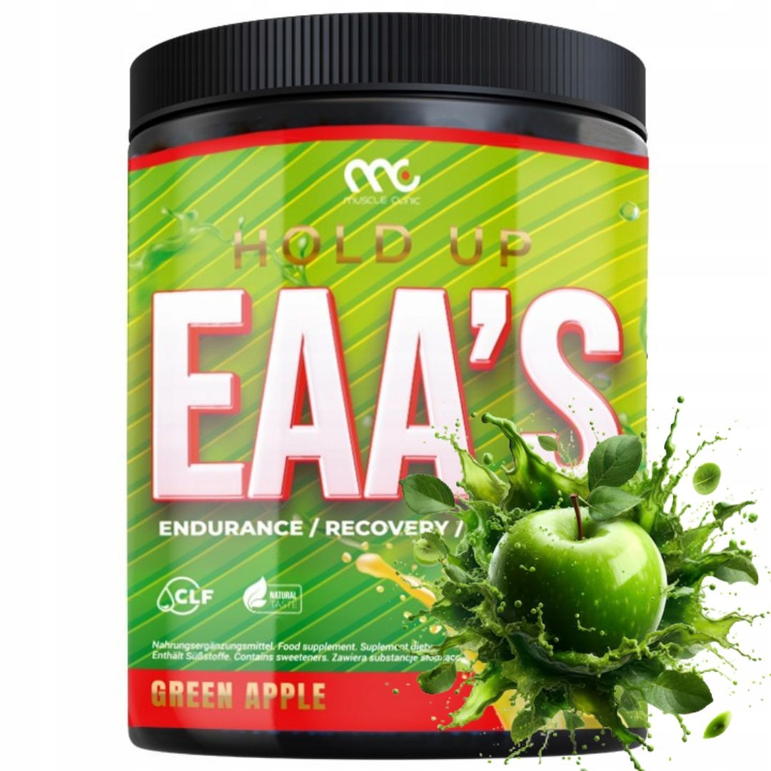 Muscle Clinic Hold Up Eaa's 400g zelené jablko aminokyseliny hydratace rege