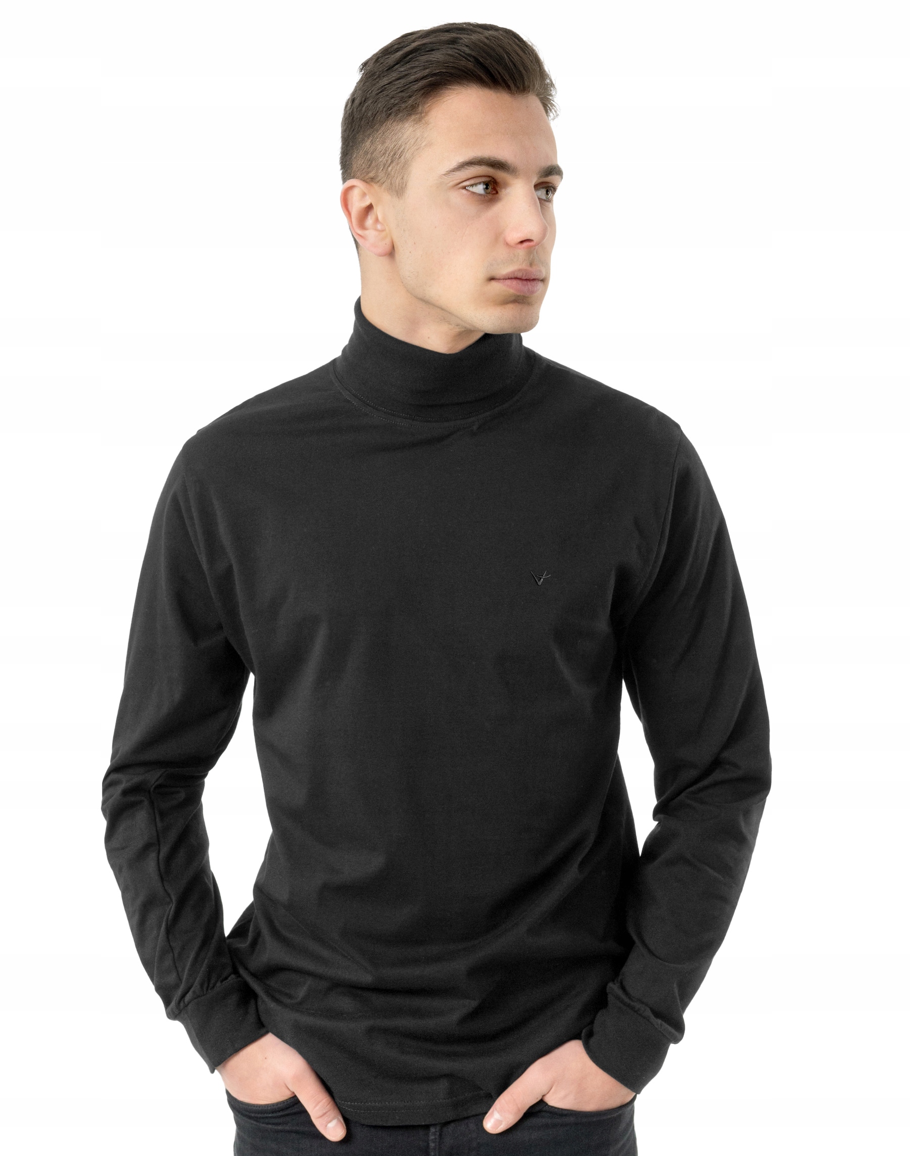

Elegancki Sweter Golf Męski Bawełniany 1620-01 XXL