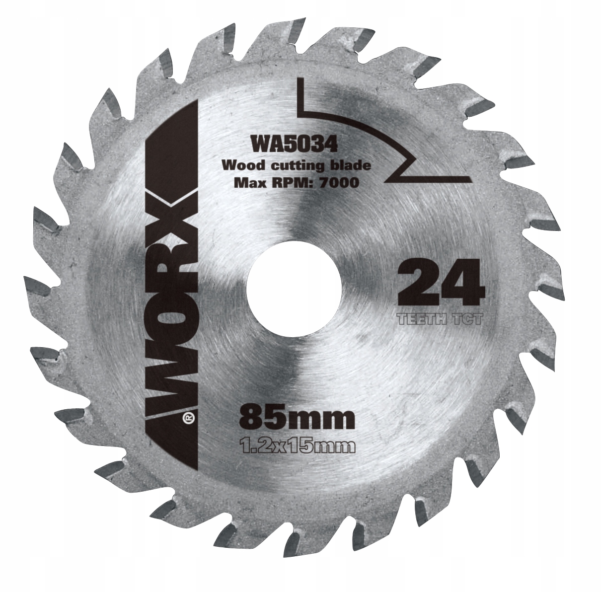 

Tarcza do cięcia drewna Worx WA5034 85mm 24T