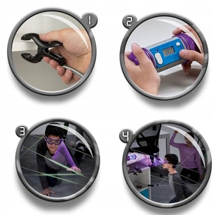 GRA CHRONO BOMB MISJA WYŚCIG Z CZASEM ZRĘCZNOŚCIOWA LASERY GOOGLE UV Marka inna