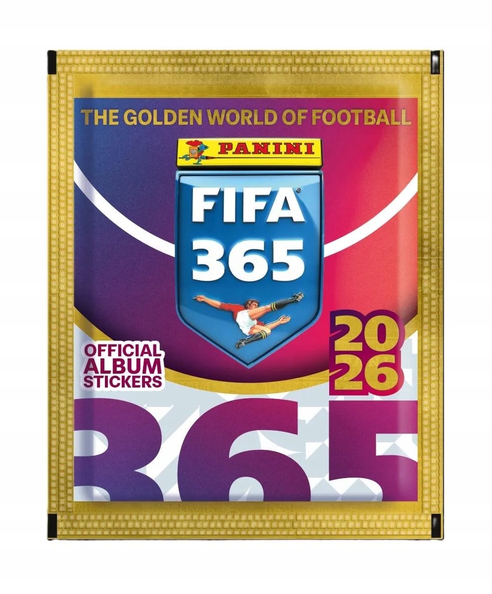 Naklejki Panini Fifa 365 2026 Stickers Piłkarskie Piłka nożna 1 Saszetka