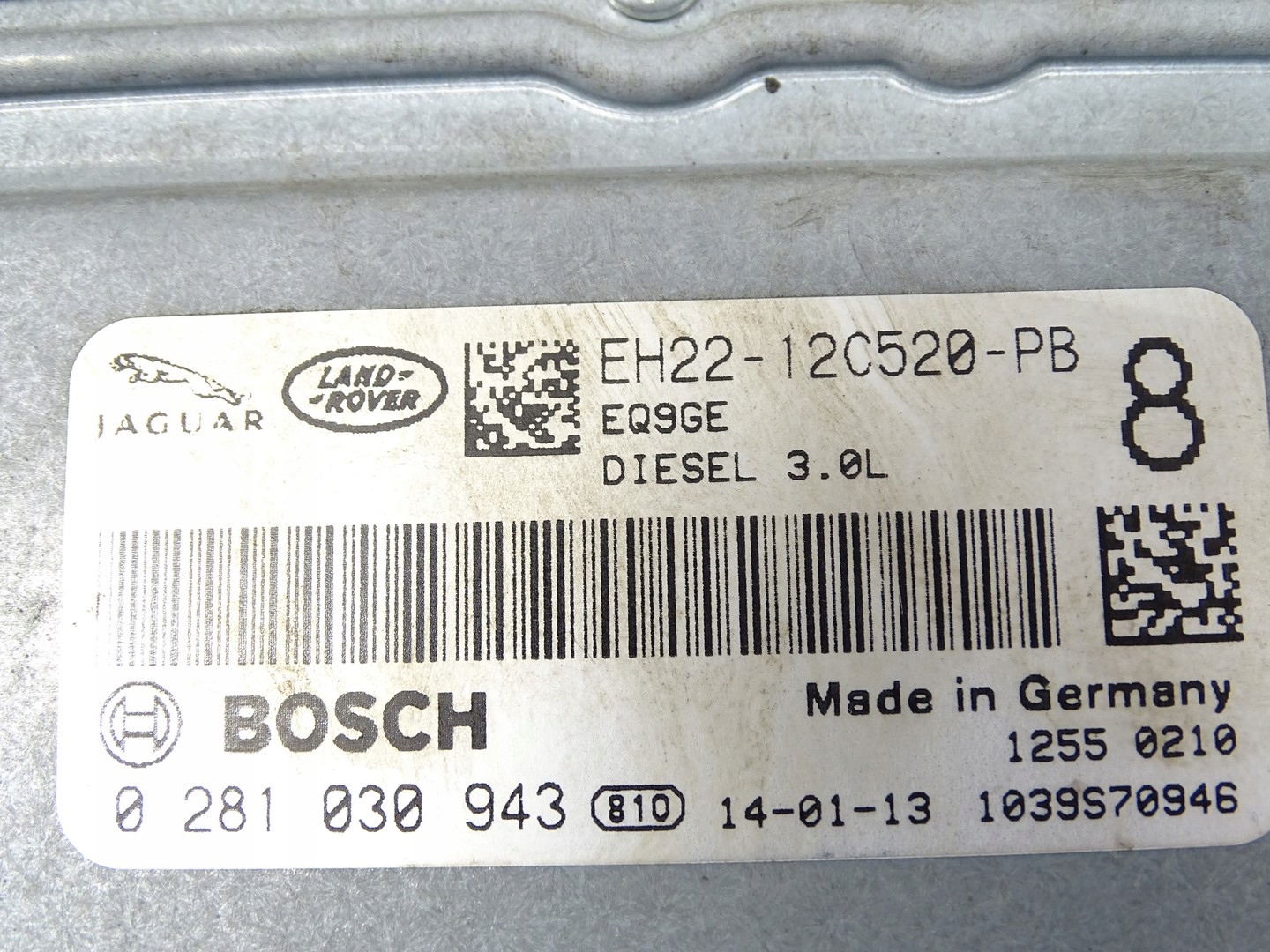 computer control unit of the engine JAGUAR XF EH22-12C520-PB
