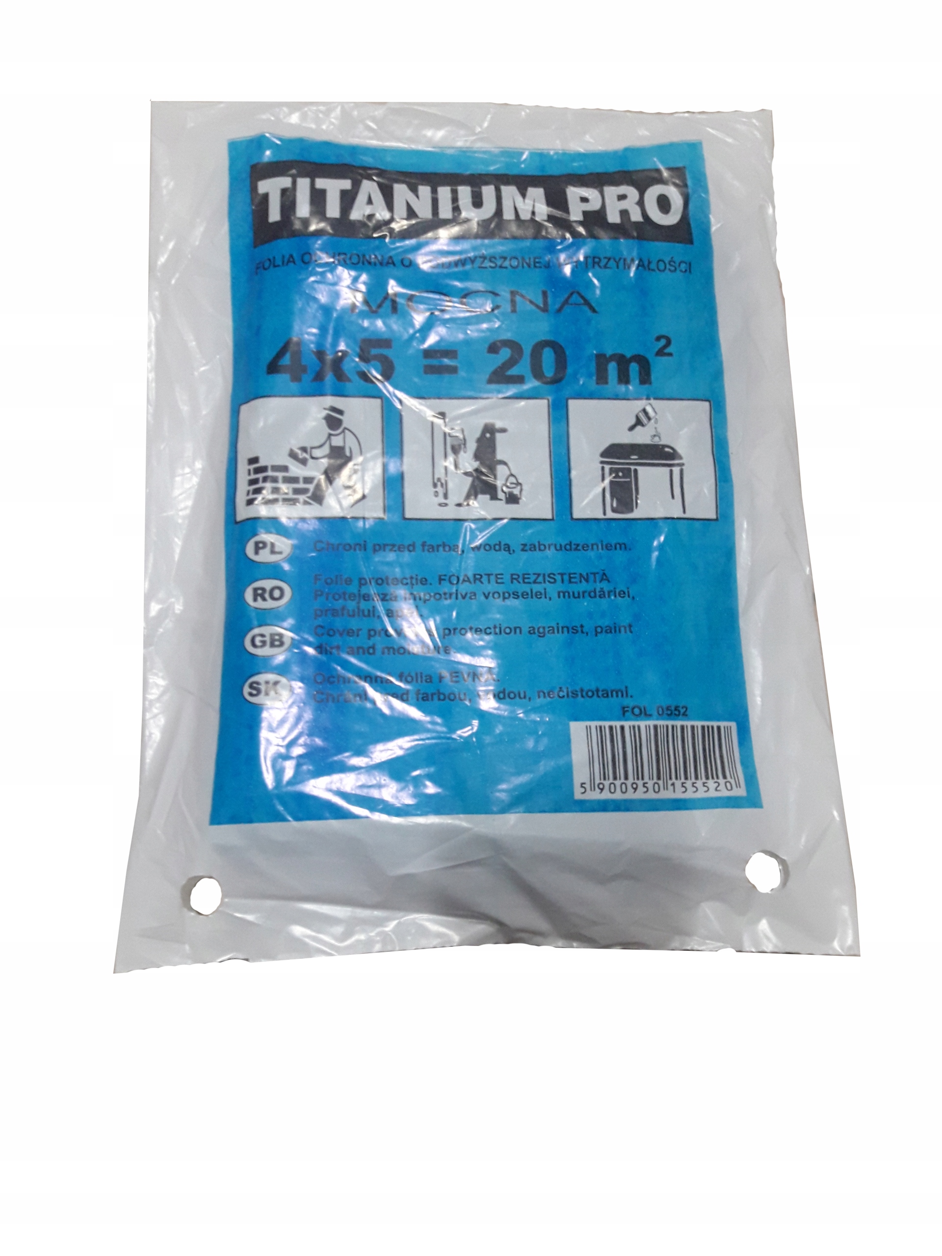 

Folia malarska Titanium Pro 4x5m