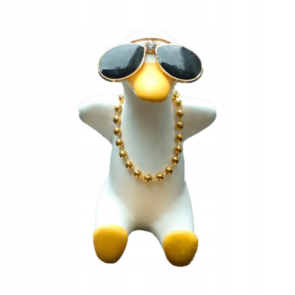 Для украшения автомобиля маленькая утка качели автомобиль