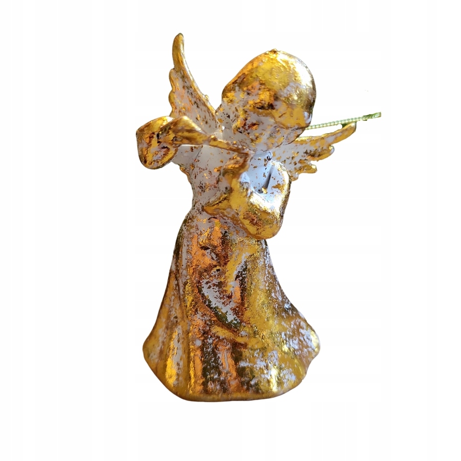 

Zawieszka ozdobna 8,5c anioł aniołek złoto bielone