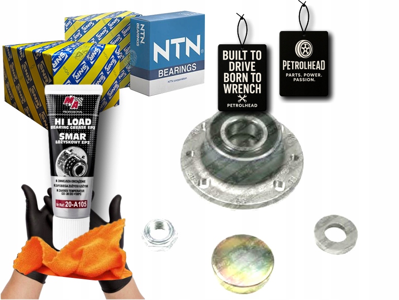 Sada Ložiska Kola S Nábojem Fiat Cinquecento Duna #Petrolhead Pro+ Kit7