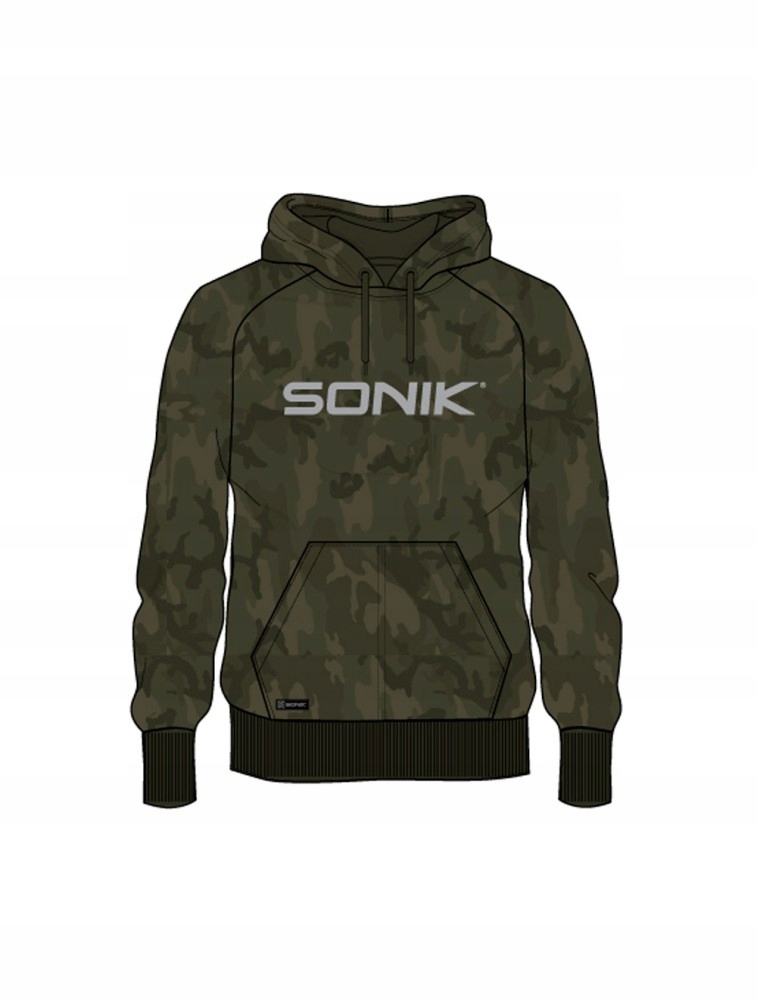 Sonik Hoody Camo (velikost XXL) rybářská mikina