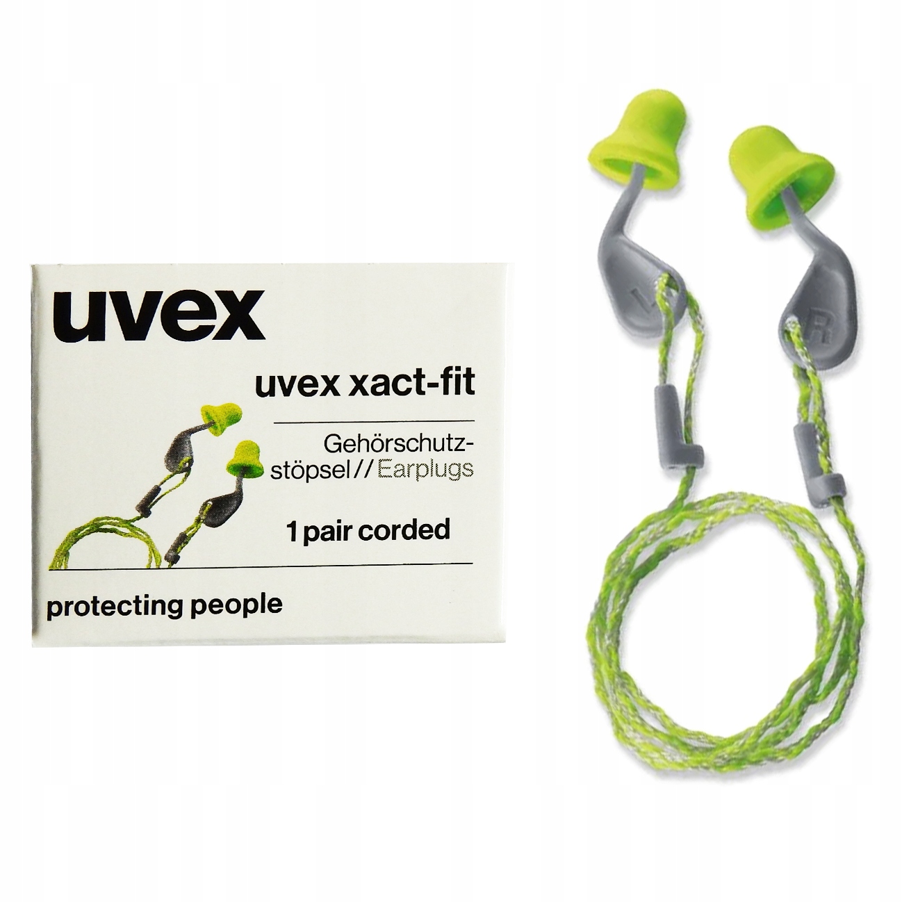 

Zatyczki stopery do uszu uvex xact-fit 1 para