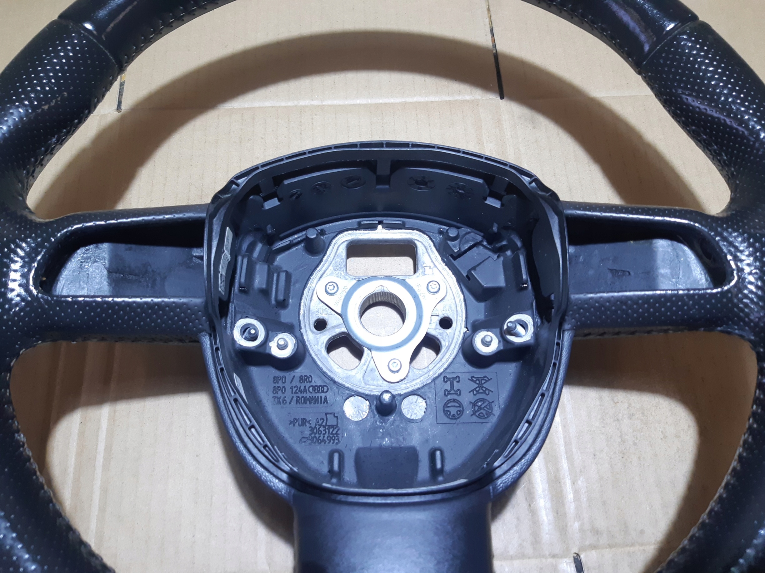 AUDI A3 8P lenkrad Leder 3 RAM PIKOWANA 8R0419091F