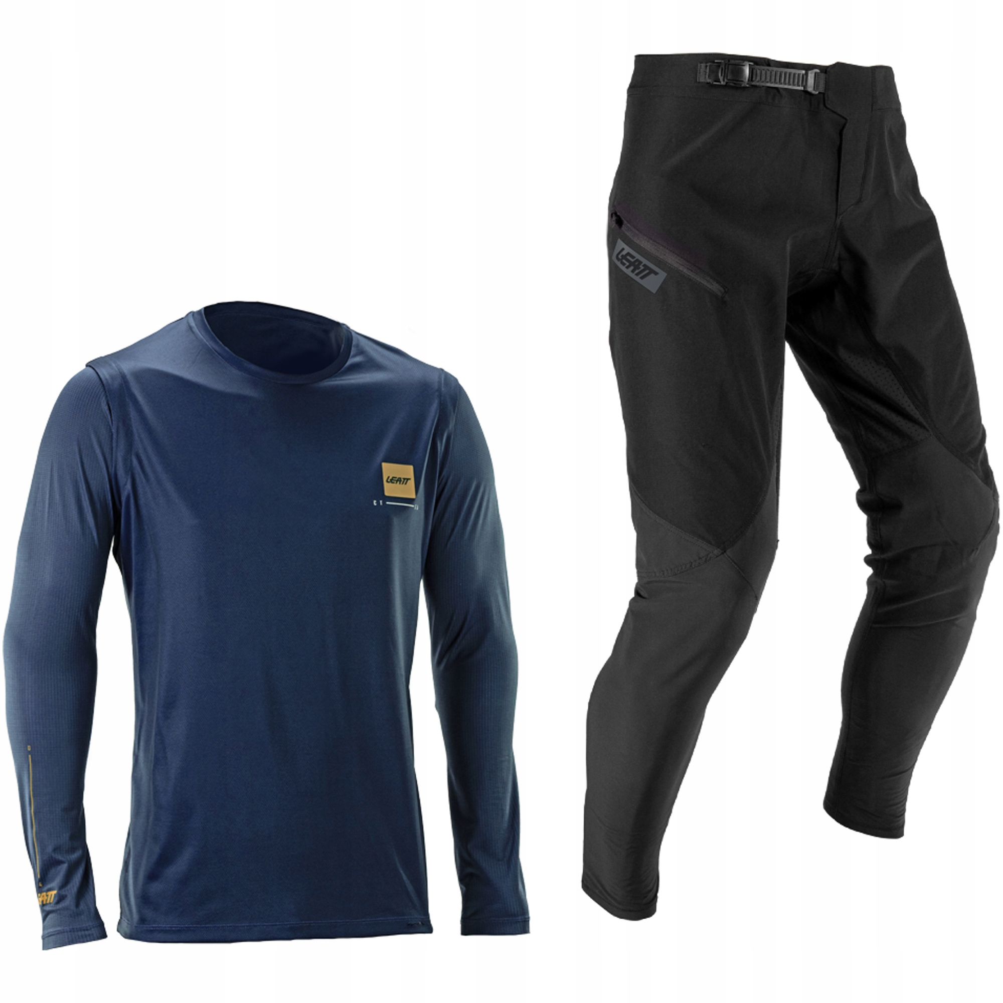 Koszulka spodnie rowerowe Leatt Ride Kit Mtb Gravity 1.0 Galaxy Blue S