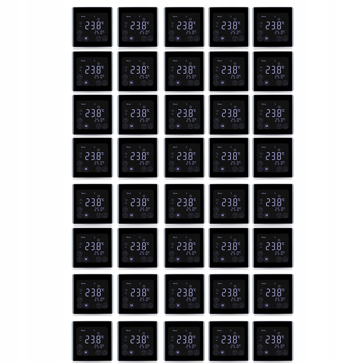 40X Digitální termostat 16A s dotykovým displejem C17