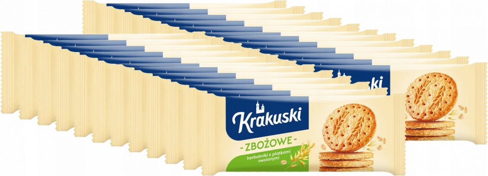 Herbatniki Krakuski zbożowe 201g x24