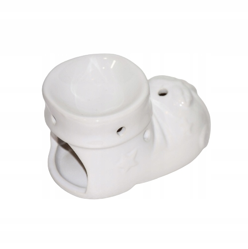 

Kominek Ceramiczny But Biały 12X7XH8CM