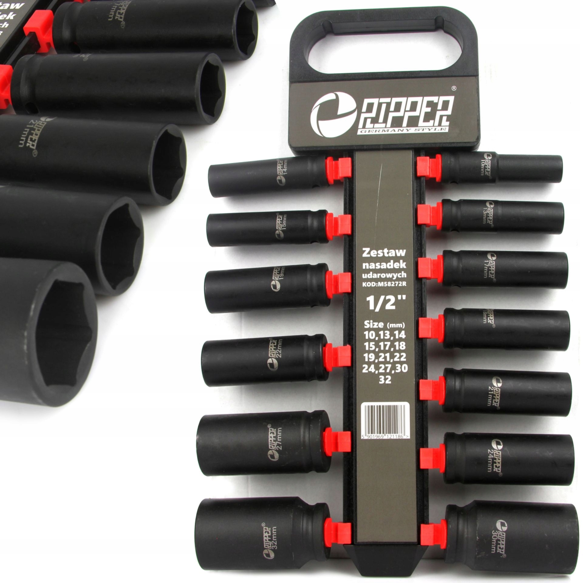 NASADKI UDAROWE 1 2 10 32mm 13PCS DLUGIE