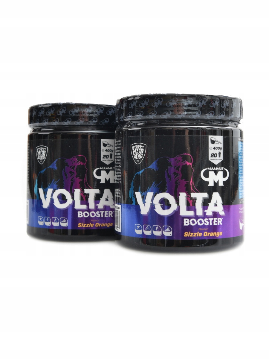 Mammut nutrition Volta Pre-workout Booster 2 x 400 g sizzle orange eko pack