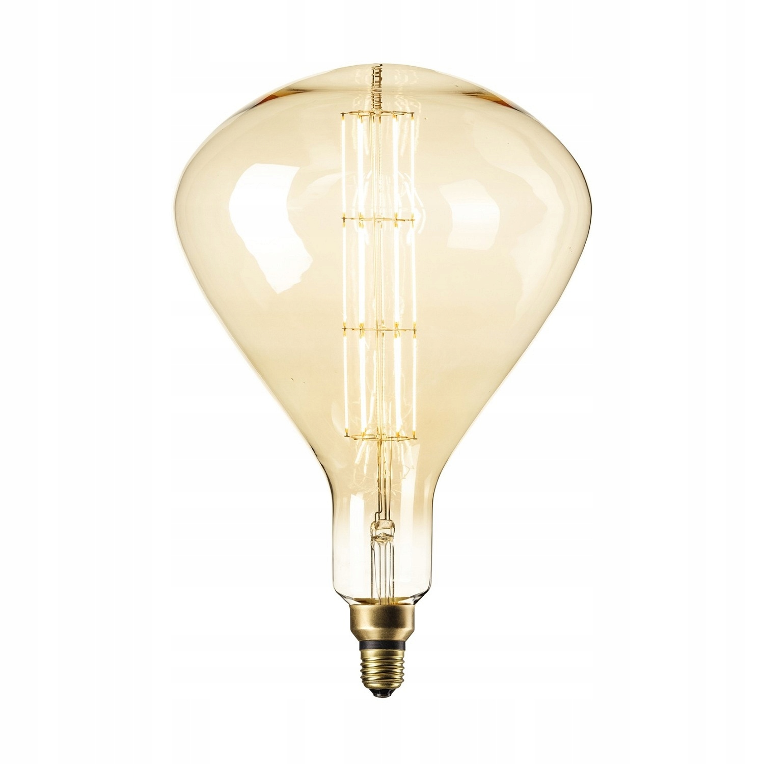 Veľká retro ozdobná žiarovka Calex Sydney Gold Led XXL Led 8W E27 Titanium