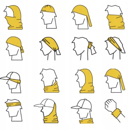 CHUSTA WIELOFUNKCYJNA BUFF ORIGINAL ECOSTRETCH Rodzaj chusta